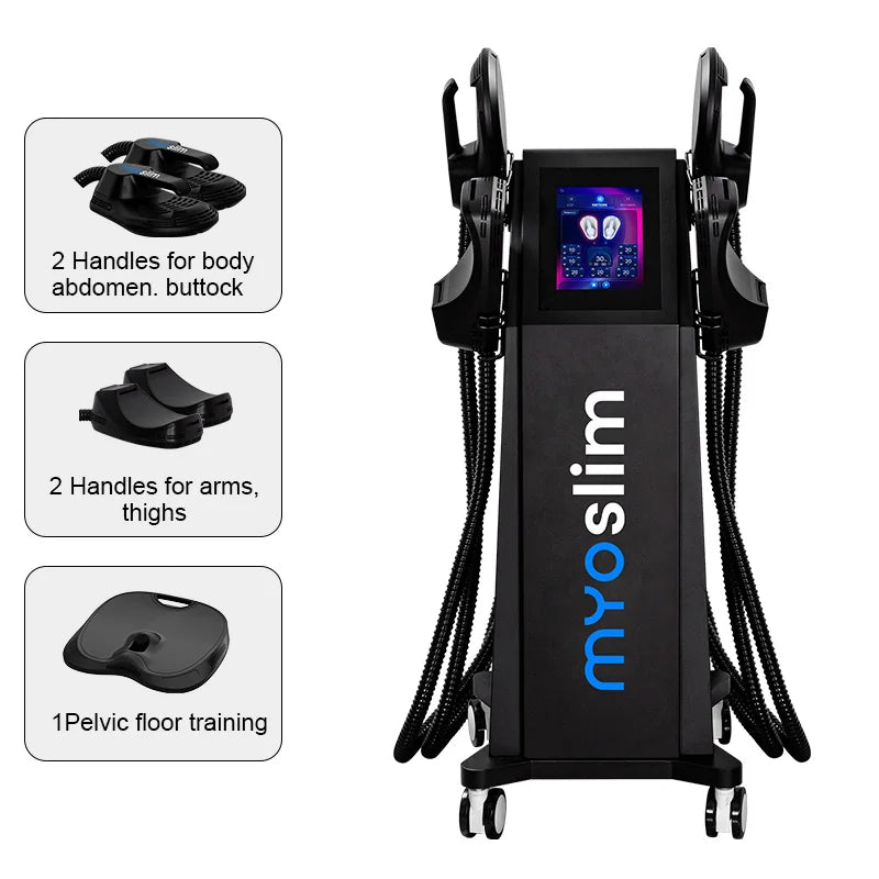 MYOslim Body Sculpting Machine 6500W 200hz High-Energy Muscle Stimulator for Body Sculpting And Slimming Equipment