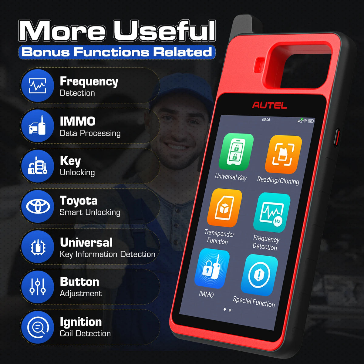 Autel MaxiIM XM100 Auto Key Programmer Tool With Lifetime Free Updates