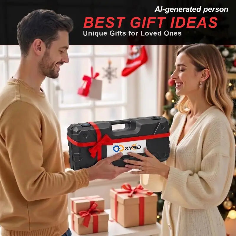 XYSD Cordless Mini Chainsaw Portable Electric Handheld With 2x3.0Ah Batteries