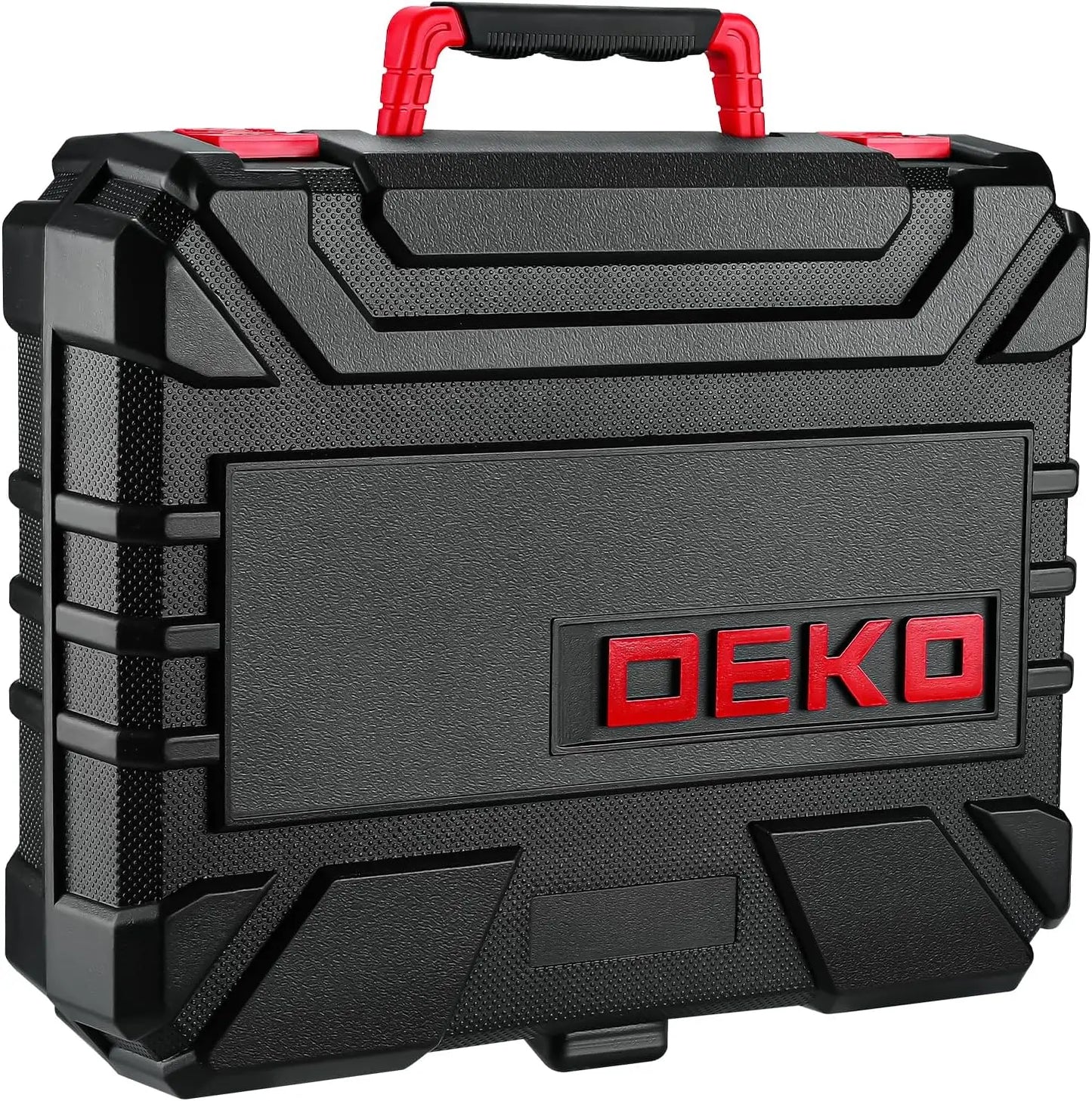 DEKO 126 Piece Cordless Drill Set Essential Household Kit