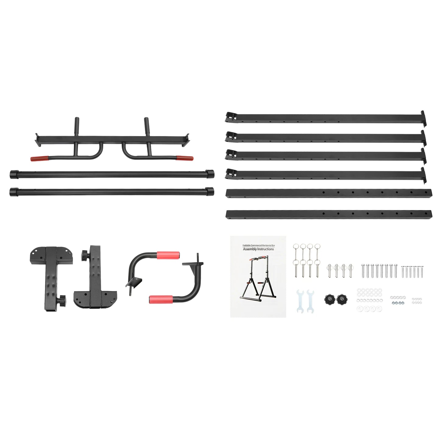 Adjustable Foldable Pull Up Bar Multipurpose Home Gym Strength Trainer