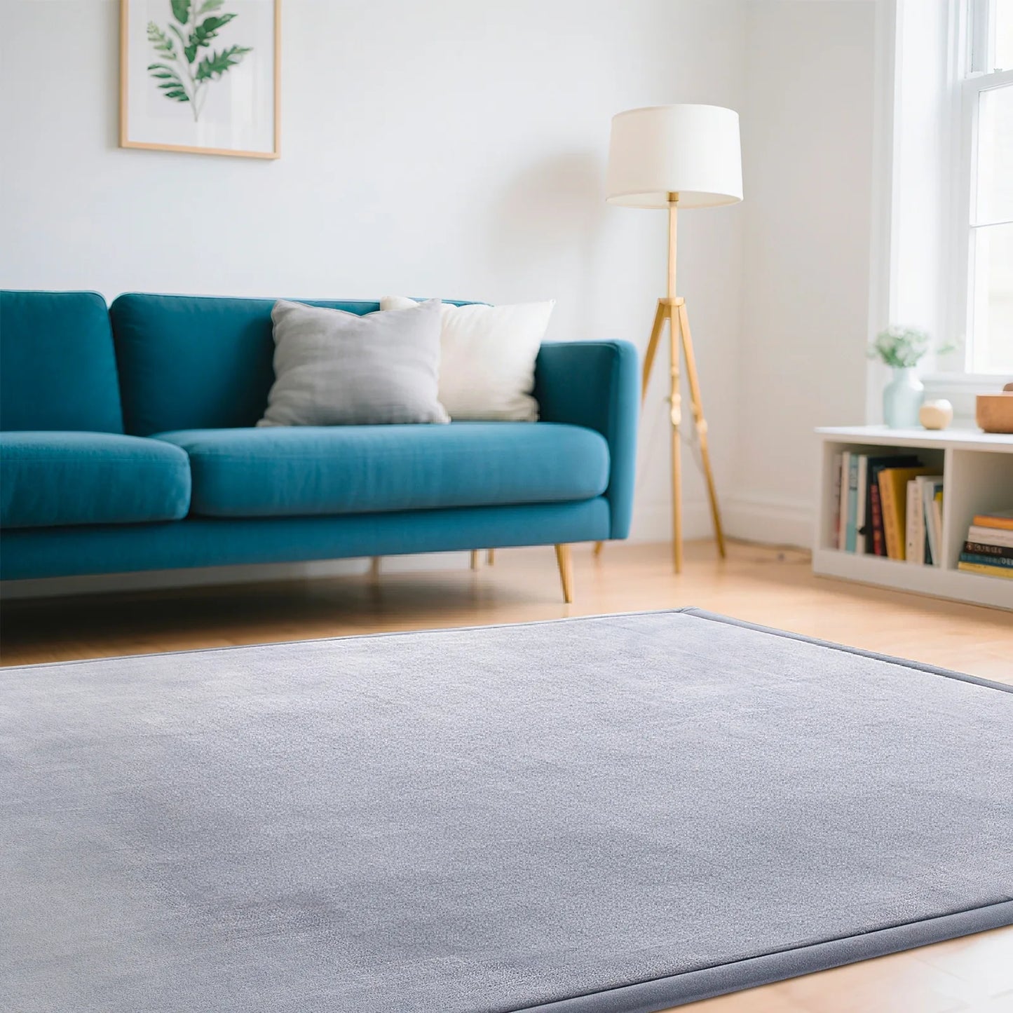 Modern Coral Velvet Carpet Soft Non-Slip Living Room Bedroom Carpet Large Area Children's Play Floor Mat For Home Decor