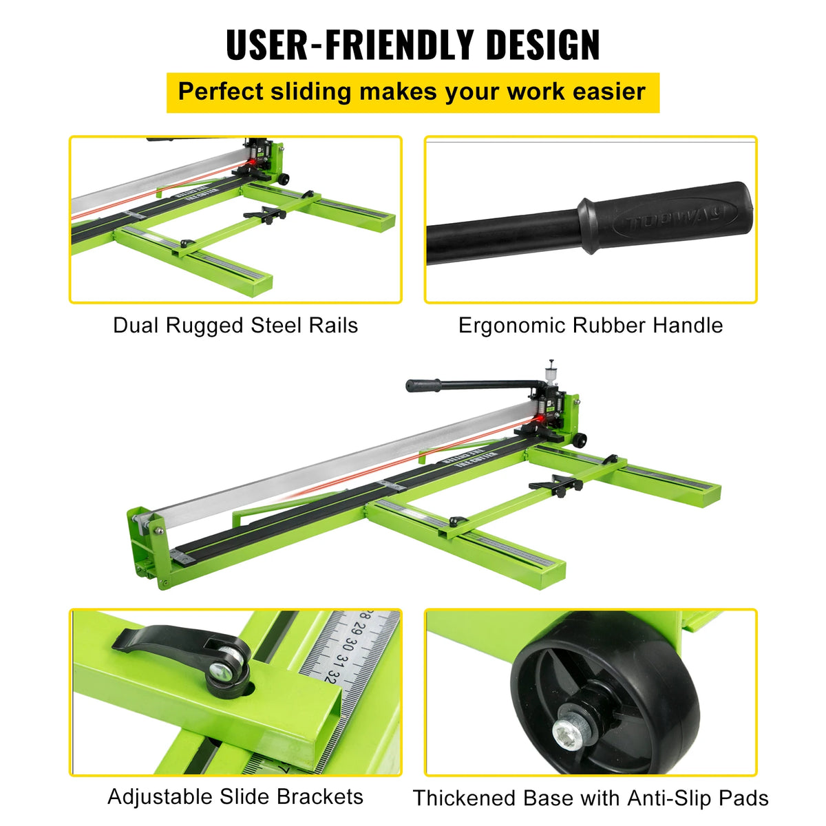 SucceBuy Manual Tile Cutter With Infrared Laser And Push Knife