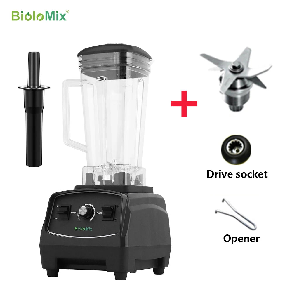 Biolomix 2200W Commercial Blender Heavy Duty Food Processor