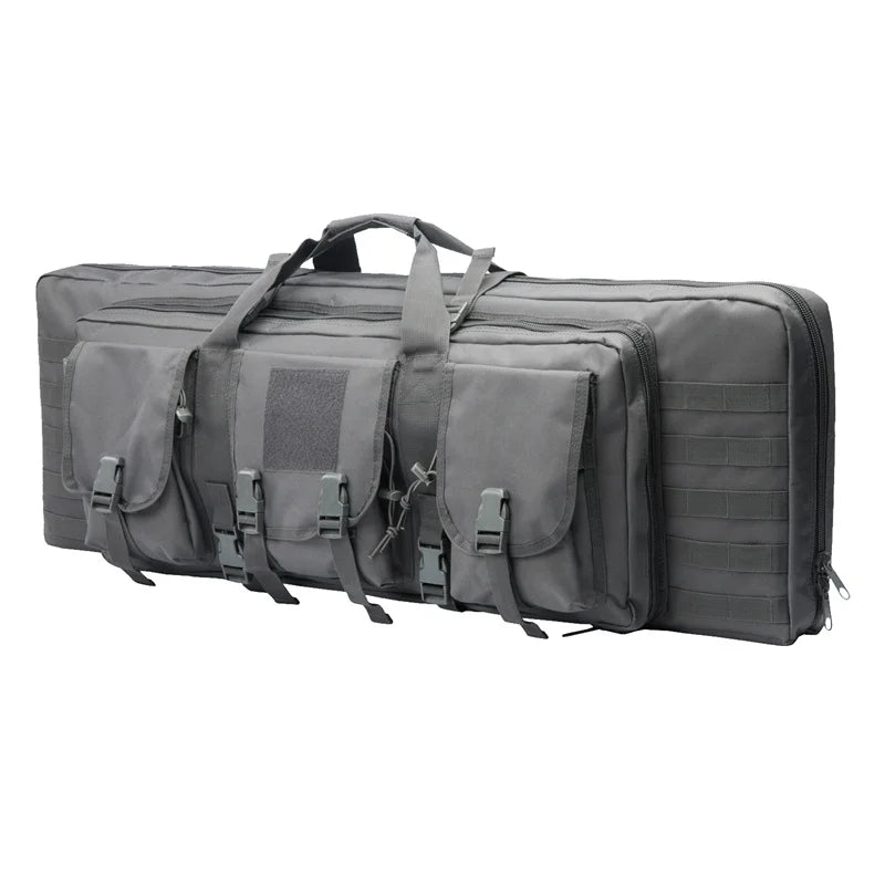 LQARMY Tactical Double Rifle Case Backpack With Molle Compartments