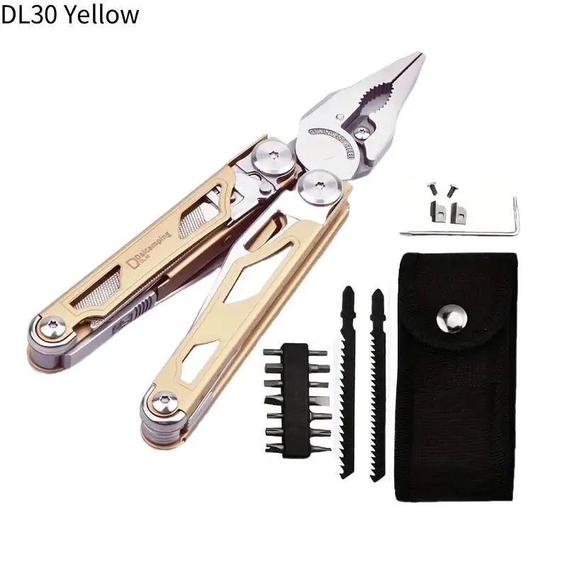 Daicamping Stainless Steel Folding Multitool Plier Clamp