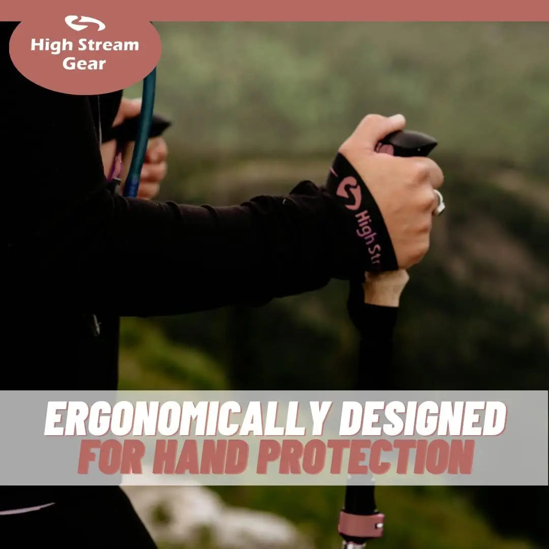 Foldable Hiking Poles for Backpacking and Travel, Set of 2