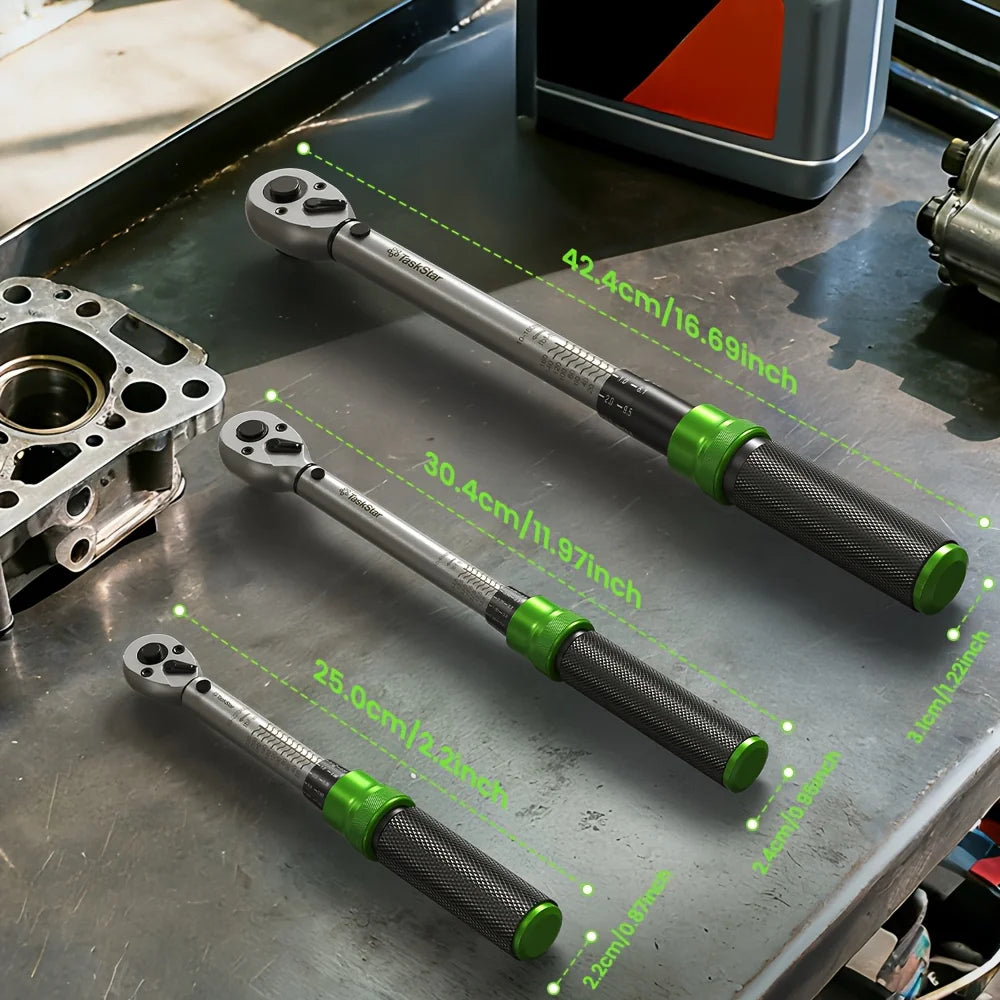 Torque Wrench Set 1/4 3/8 1/2 Inch Drive Adapter Spanner