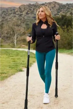 Weighted Walking Sticks For Seniors And Adults Ergonomic Hiking Poles