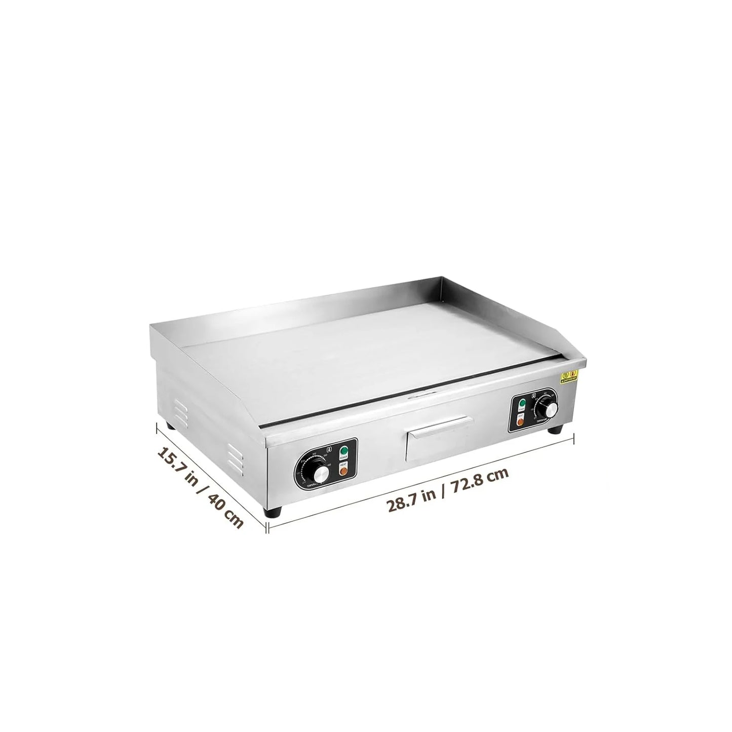 HiMISS Electric Griddle for Outdoor Cooking Nonstick Grill Plate