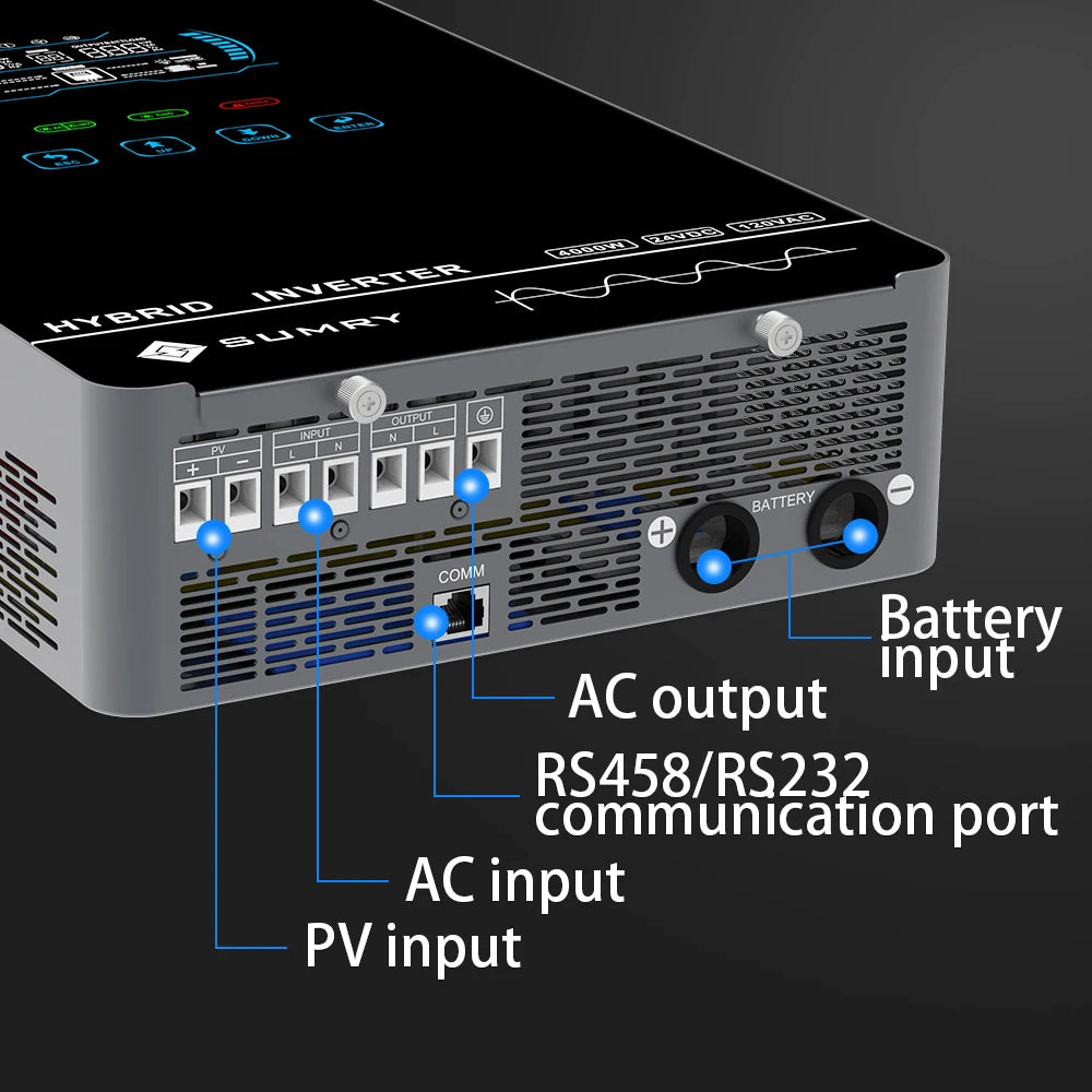 Sumry Hybrid Solar Inverter With Mppt Charger Pure Sine Wave