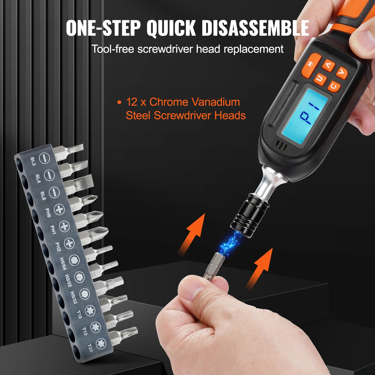 SucceBuy Digital Torque Screwdriver With LCD Display And Case
