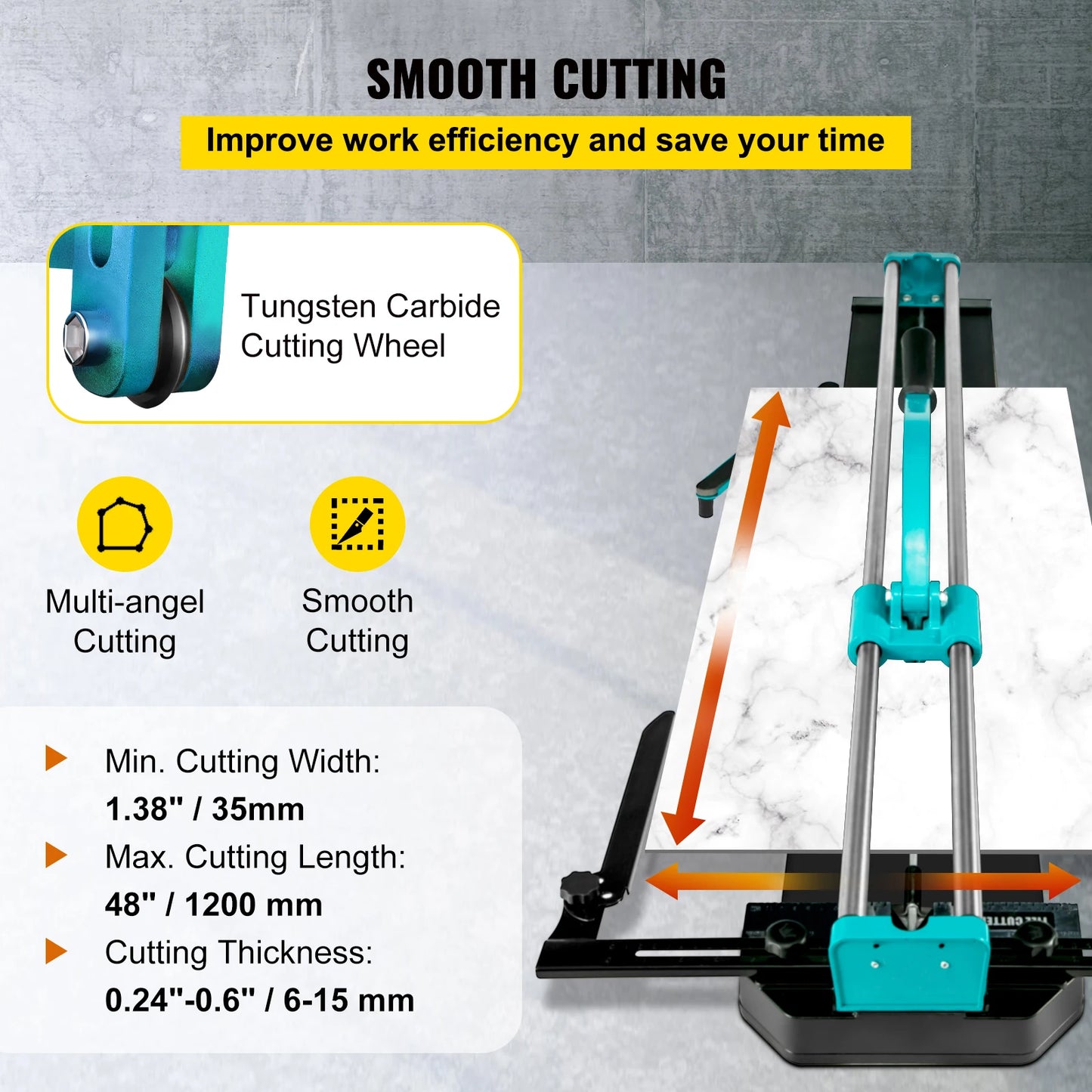Manual Tile Cutter For Ceramic Tiles High Precision Cutting