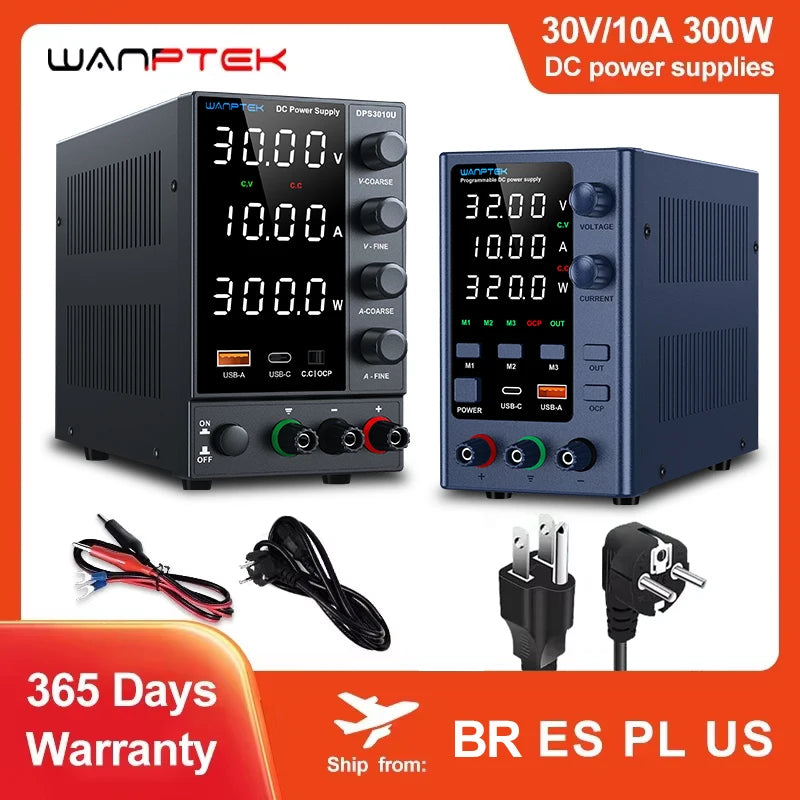 Wanptek Adjustable DC Laboratory Power Supply Ga3010tps Series