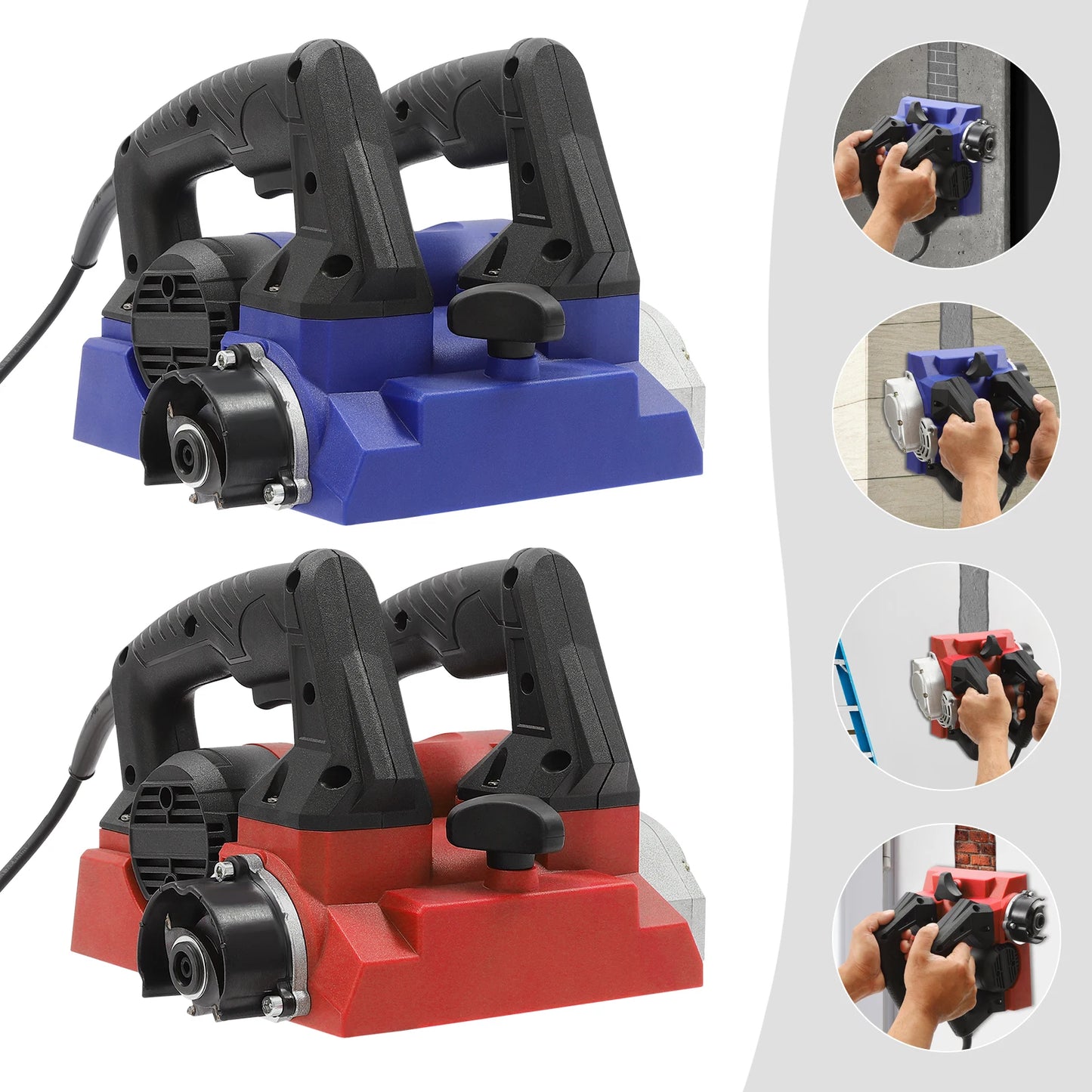 CNCEST 1300W Electric Wall Planer With Cable And Carrying Case Putty Removal