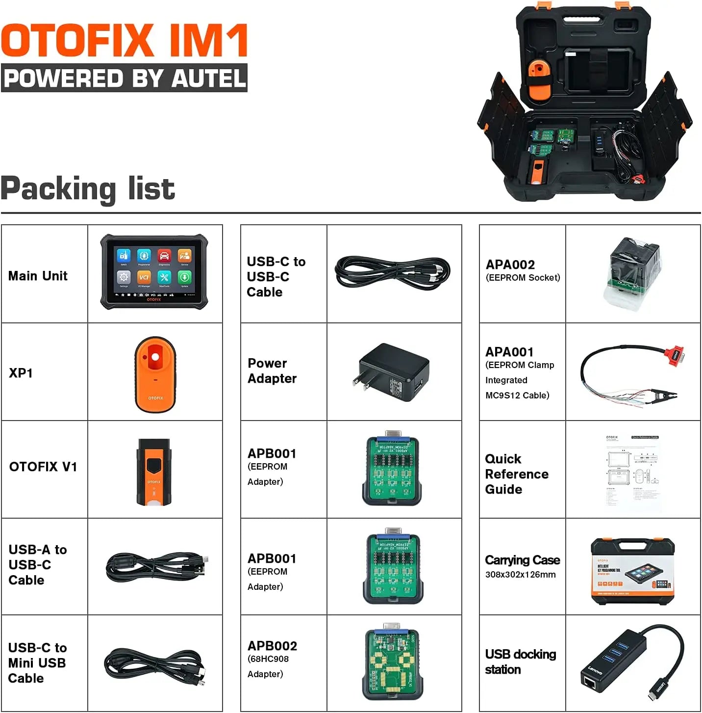 OTOFIX IM1 XP1 Automotive Key Fob Programmer and Diagnostic Tool