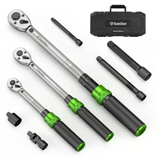 Torque Wrench Set 1/4 3/8 1/2 Inch Drive Adapter Spanner
