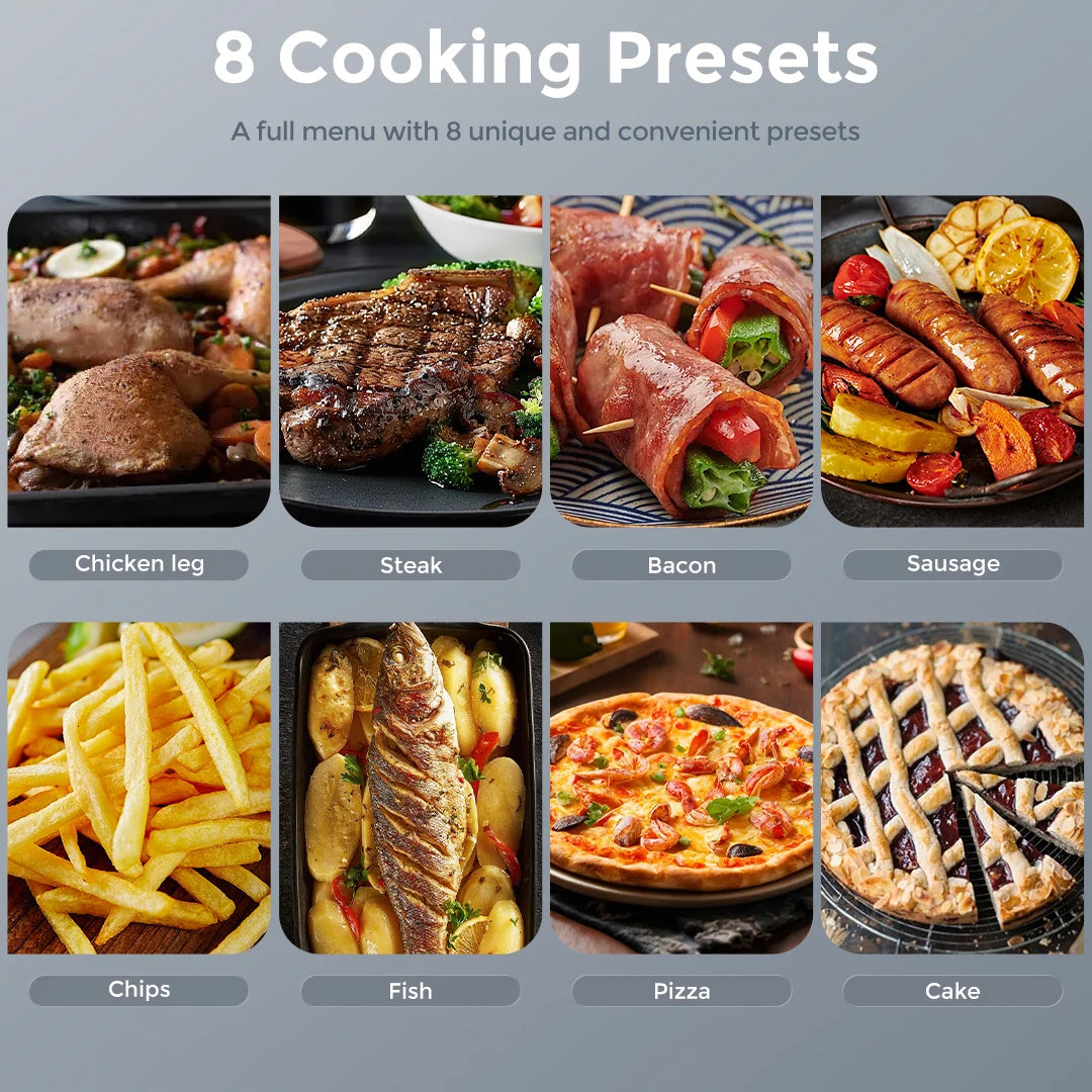 Sejoy Eight In One Electric Air Fryer Oven For Healthy Cooking