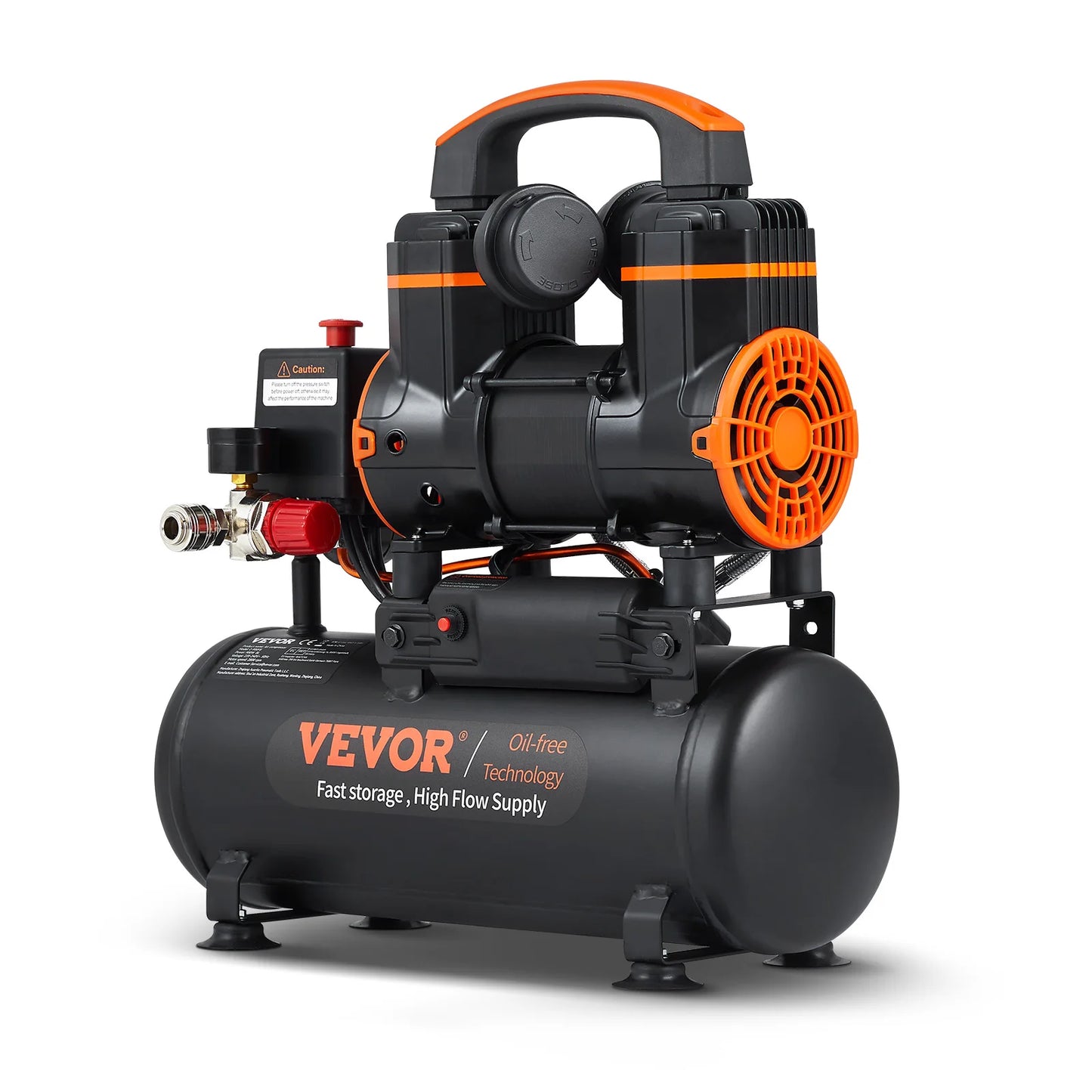 SucceBuy Silent Oil Free Portable Air Compressor 900W/1450W/1800W