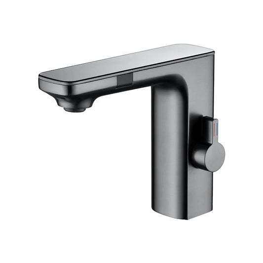 Suguword Touchless Bathroom Faucet Deck Mount Sensor Basin Tap