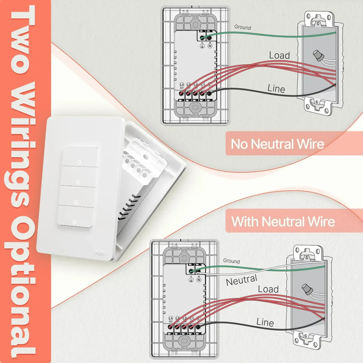 Moes Tuya ZigBee Smart Light Switch Controls Alexa And Google