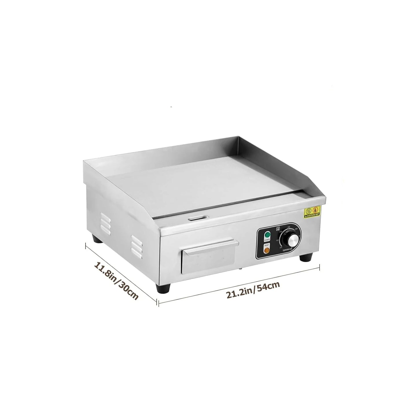 HiMISS Electric Griddle for Outdoor Cooking Nonstick Grill Plate