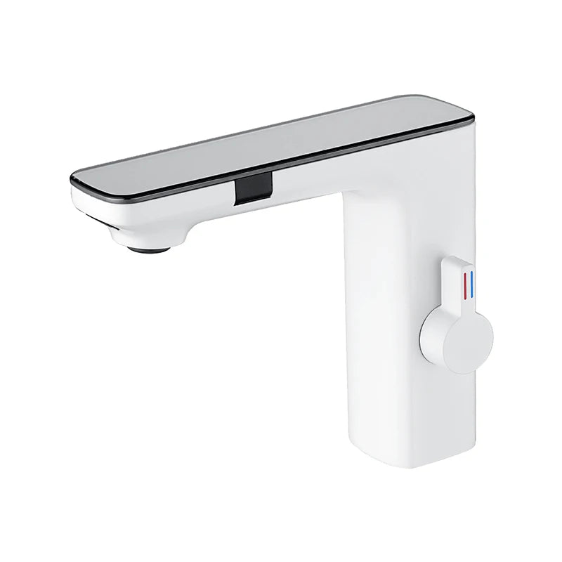 Suguword Touchless Bathroom Faucet Deck Mount Sensor Basin Tap