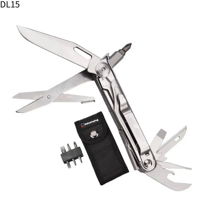 Daicamping Stainless Steel Folding Multitool Plier Clamp
