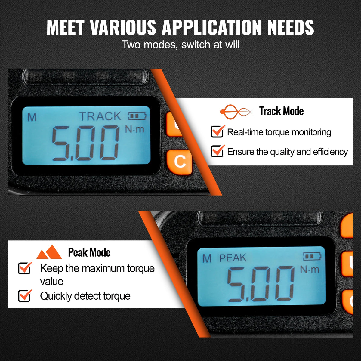 SucceBuy Digital Torque Screwdriver With LCD Display And Case