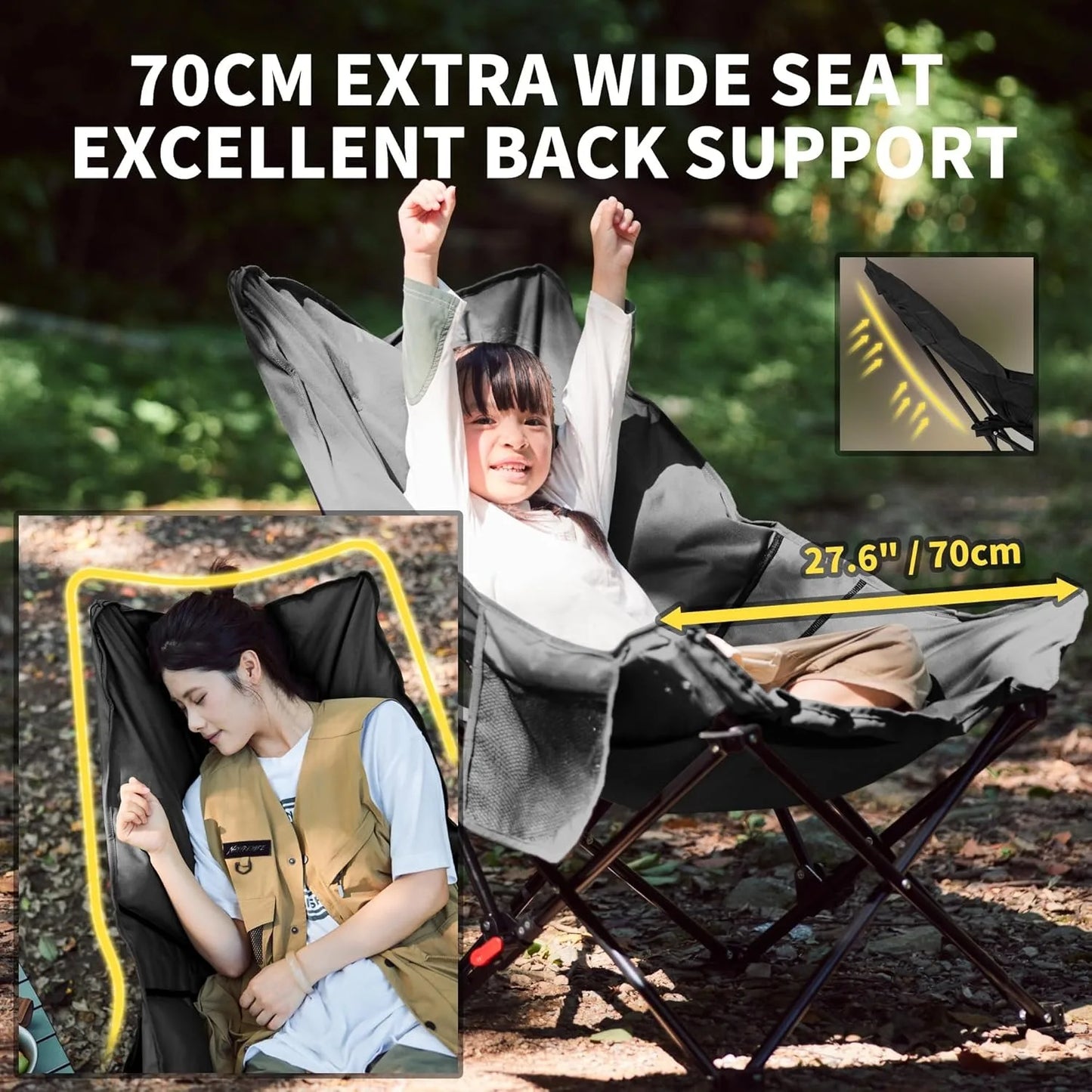 Naturehike Sea Star Recliner Outdoor Folding Moon Chair For Travel
