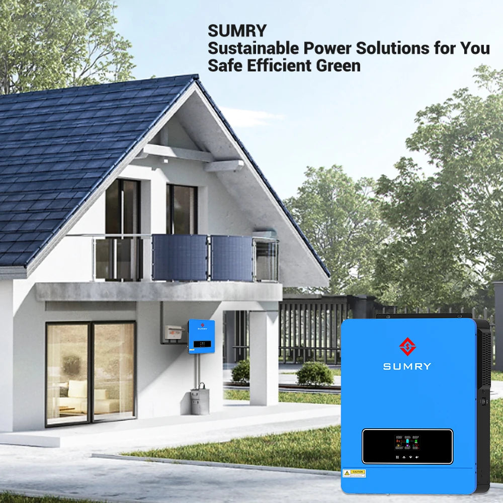 Sumry 3600W Hybrid Pure Sine Wave Solar Inverter 24V