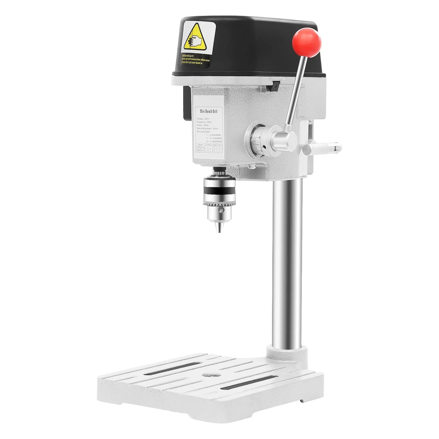 340W Mini Bench Drill Press With Adjustable Speed Portable