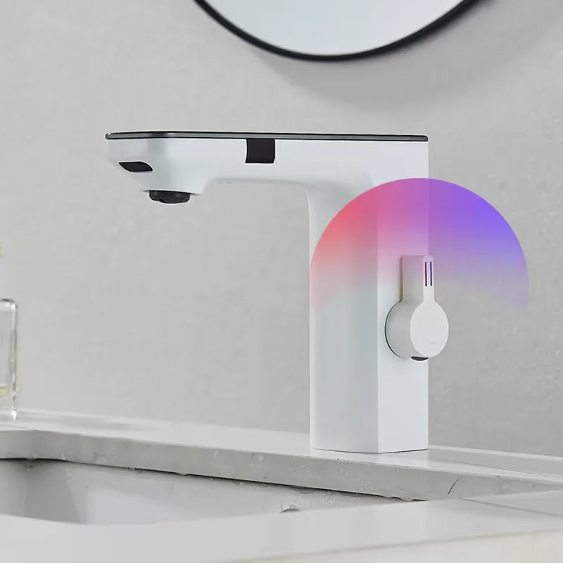 Shinesia Touch Sensor Digital Temperature Display Bathroom Basin Faucet