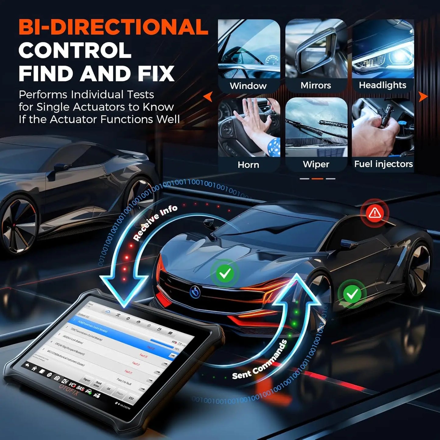 Otofix D1 Lite OBD2 Scanner with Bluetooth Bidirectional Control