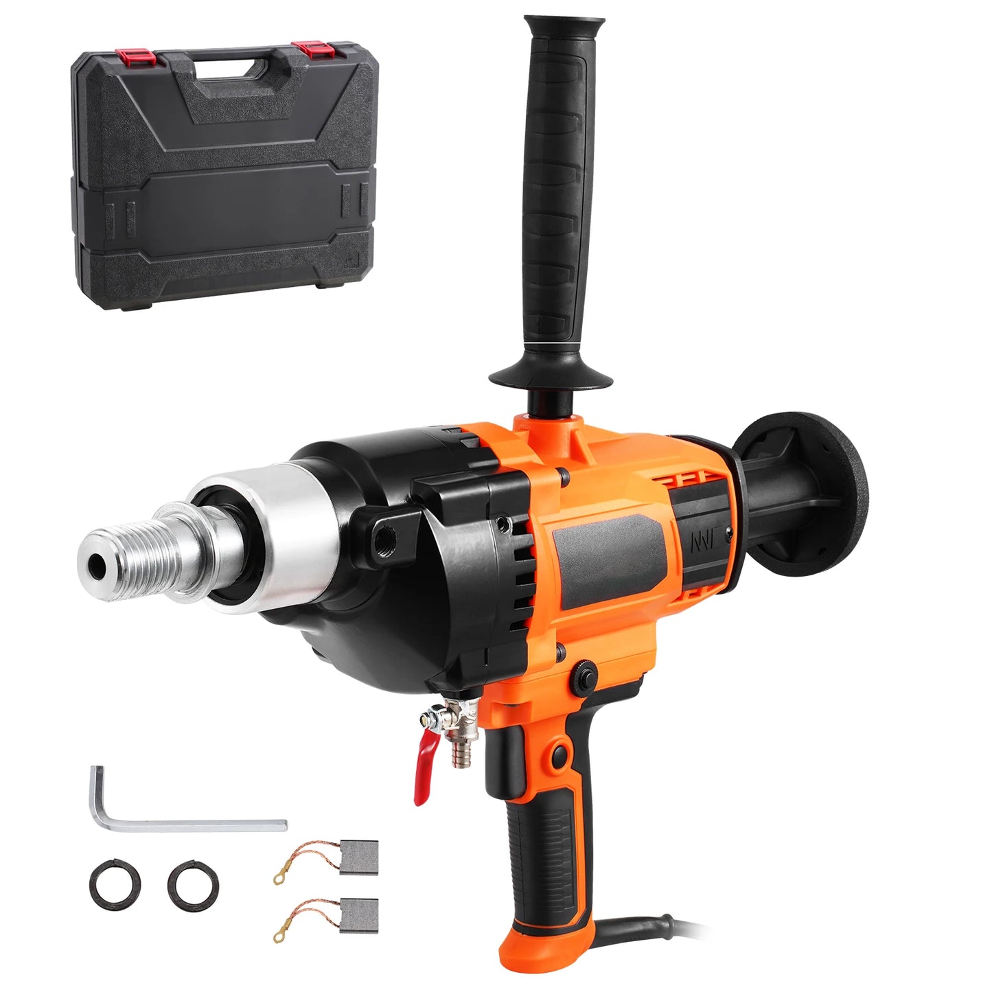 SucceBuy 2000W/2600W Handheld Core Drill Machine Drilling Diameter Wet&Dry Diamond Core Drill Rig Rugged Concrete Core Drill