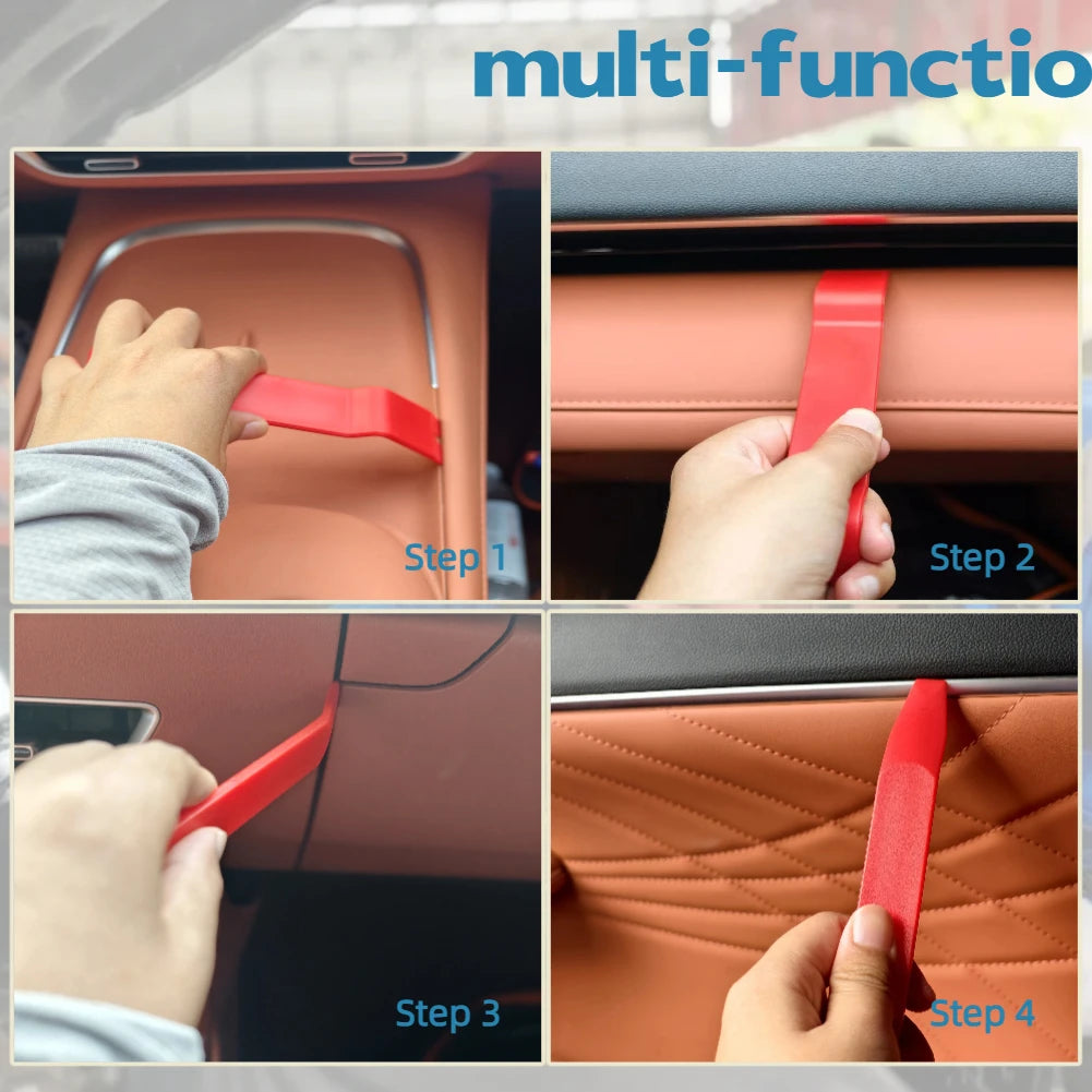 Emergency Car Door Unlock Tool With J Hook Air Wedge