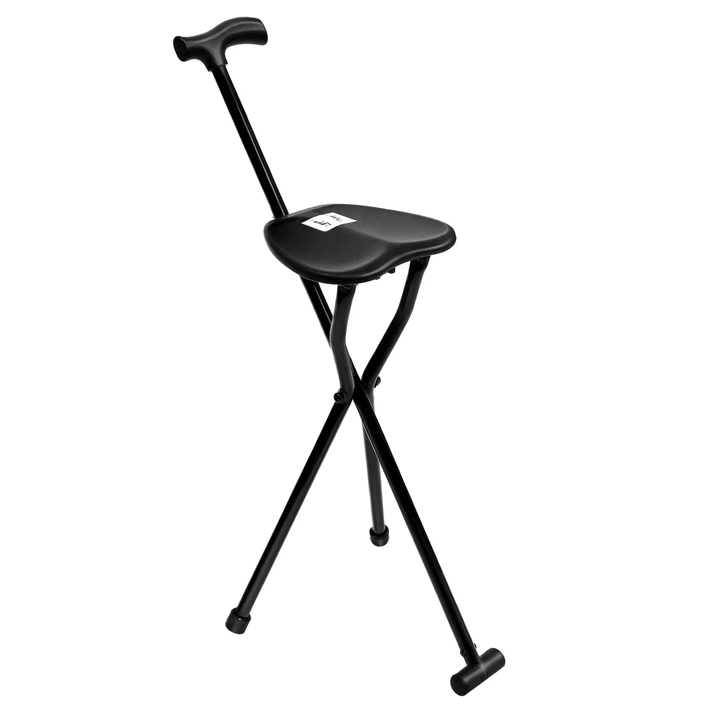 Folding Cane With Seat Walking Stick Lightweight Aluminum Alloy