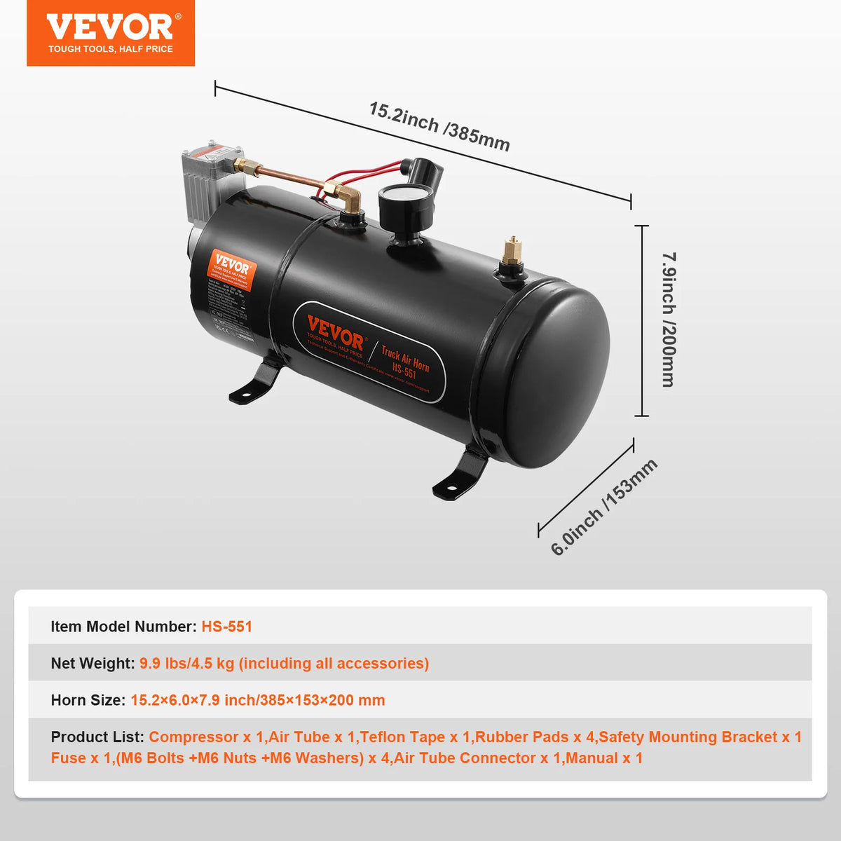 SucceBuy Onboard Air Compressor System for Train Horns
