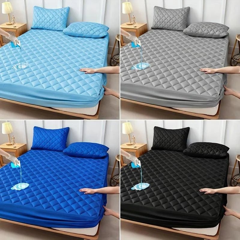 Hgetve Waterproof Mattress Protector Soft Cooling Pad Cover