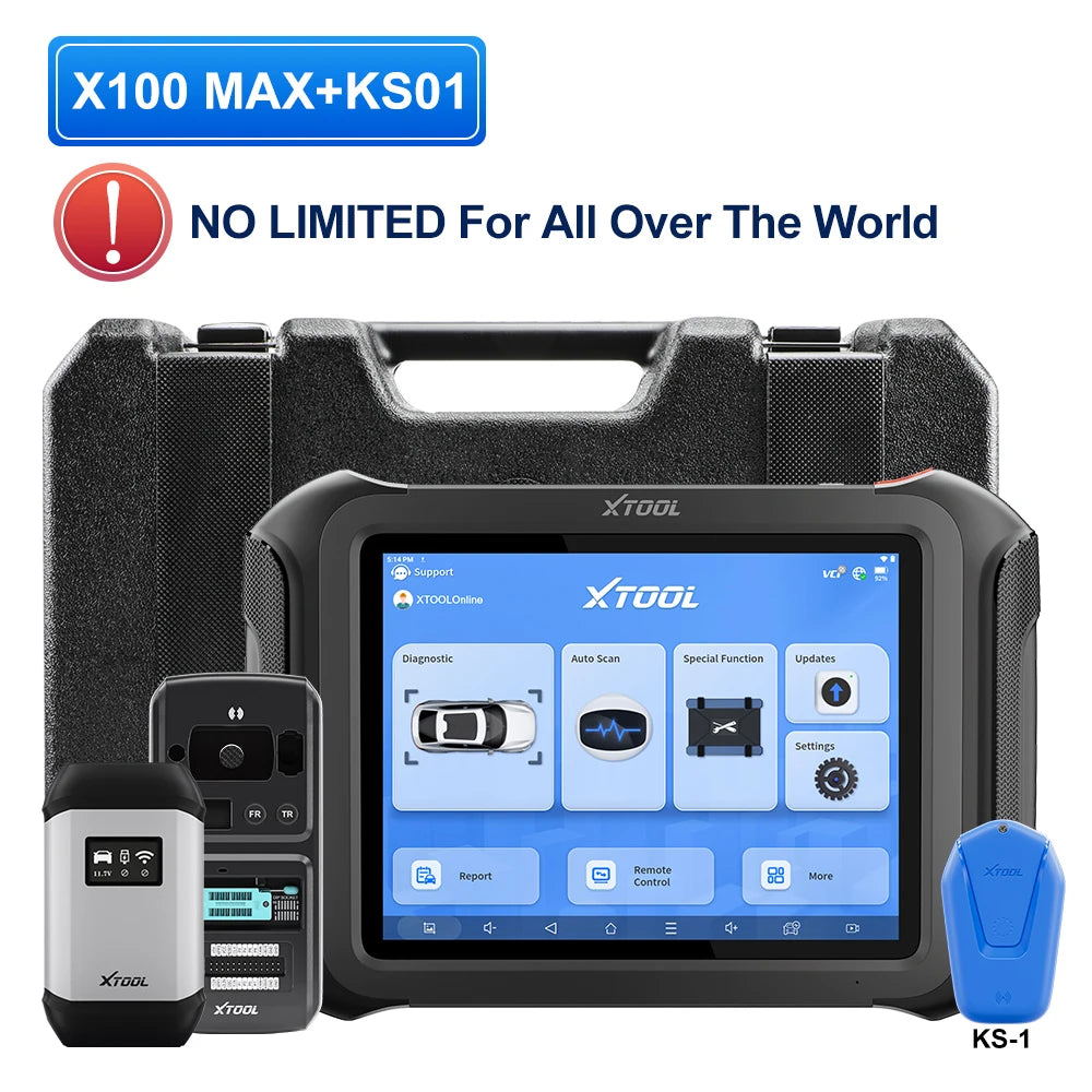 XTOOL X100 MAX V2.0 Key Programmer All Keys Lost Diagnostics