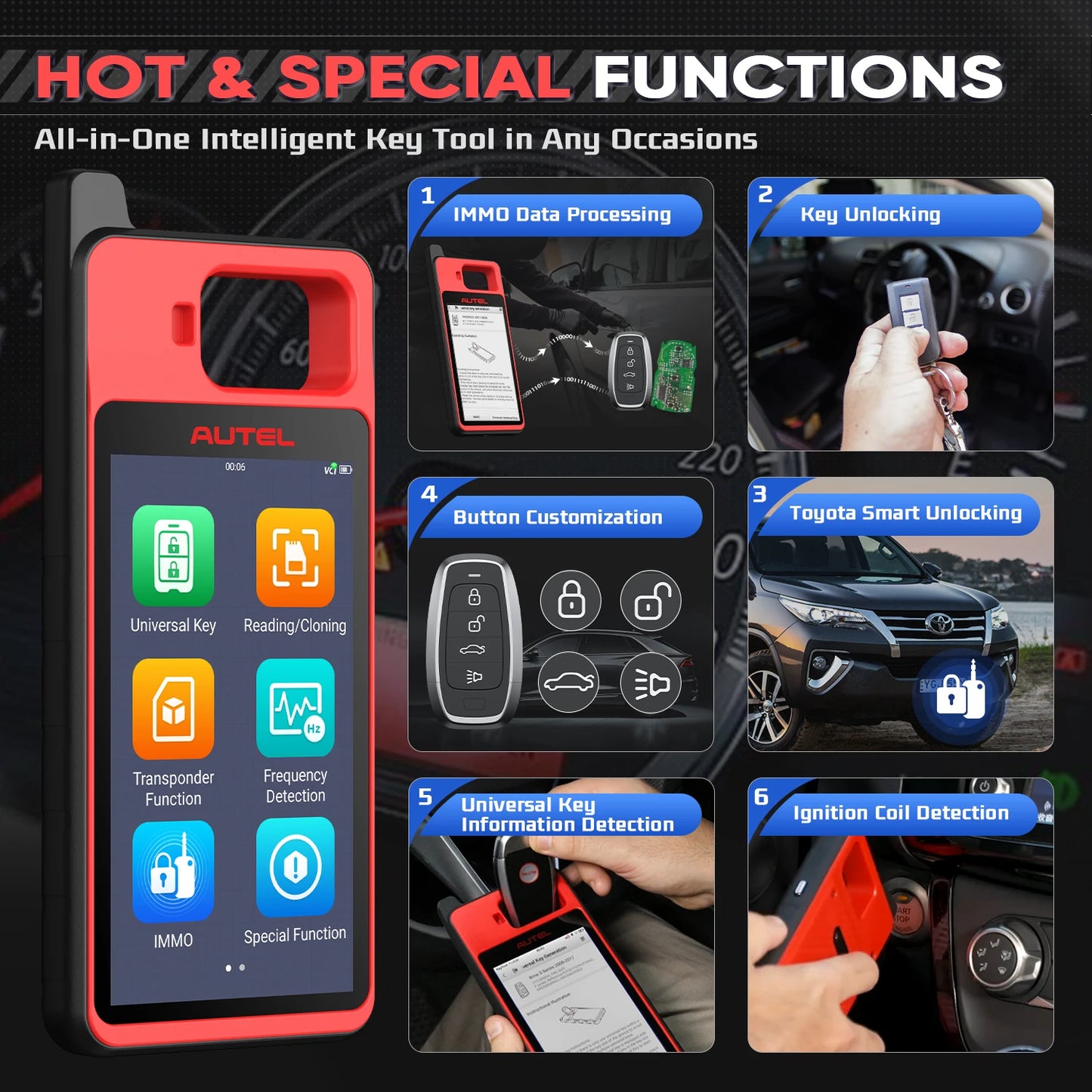 Autel MaxiIM XM100 Auto Key Programmer Tool With Lifetime Free Updates
