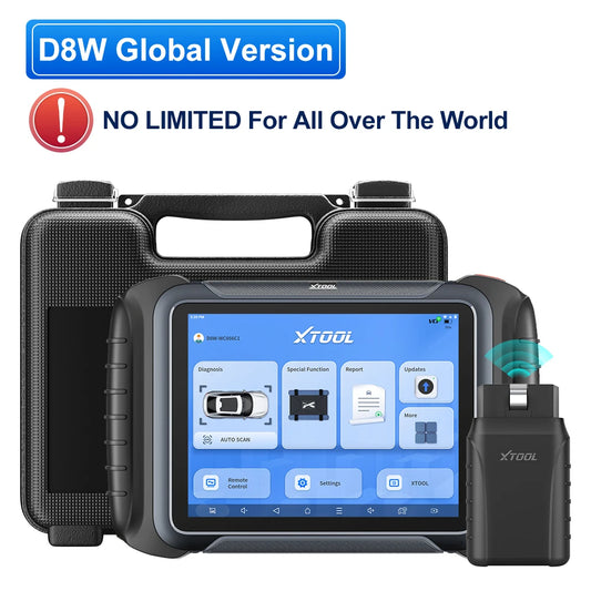XTOOL D8W Bluetooth Diagnostic Tools Upgrade of XTOOL D8S Automotive Scanner With Topology Map Built-in DoIP CAN FD 3-Year Free
