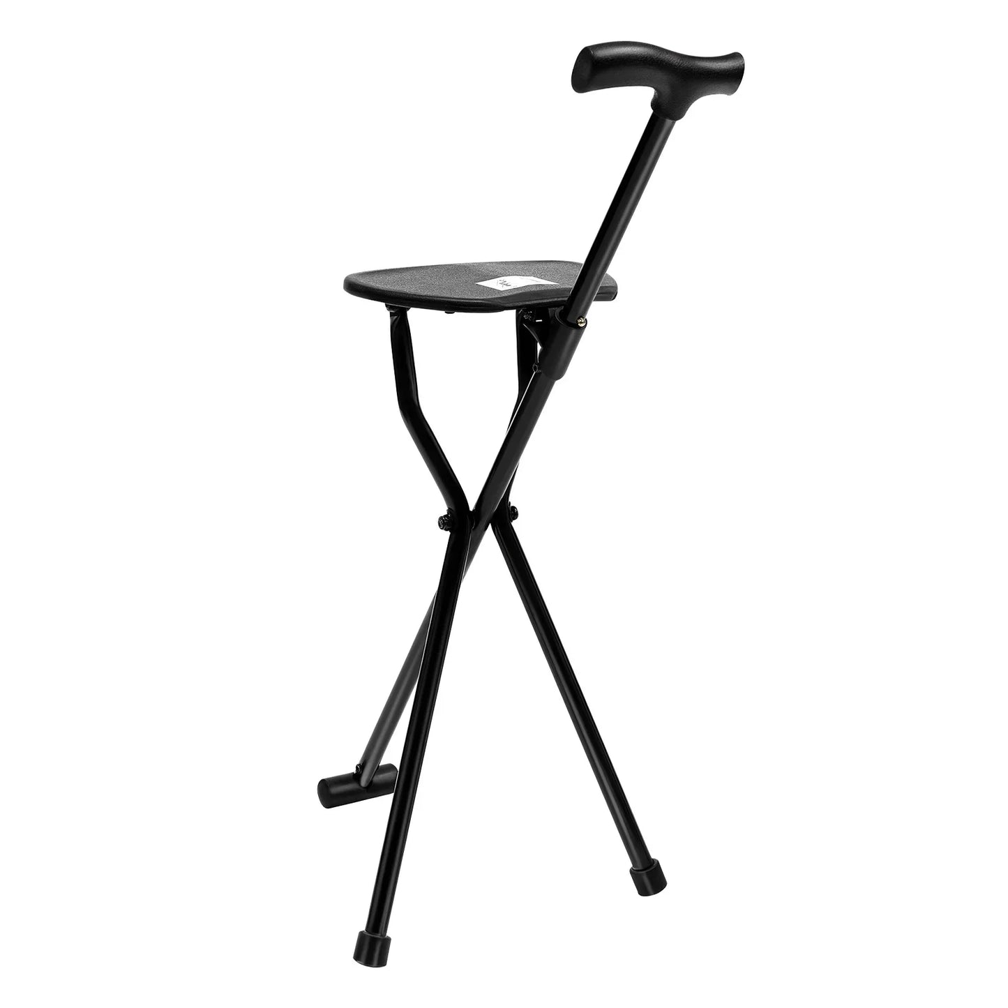 Folding Cane With Seat Walking Stick Lightweight Aluminum Alloy