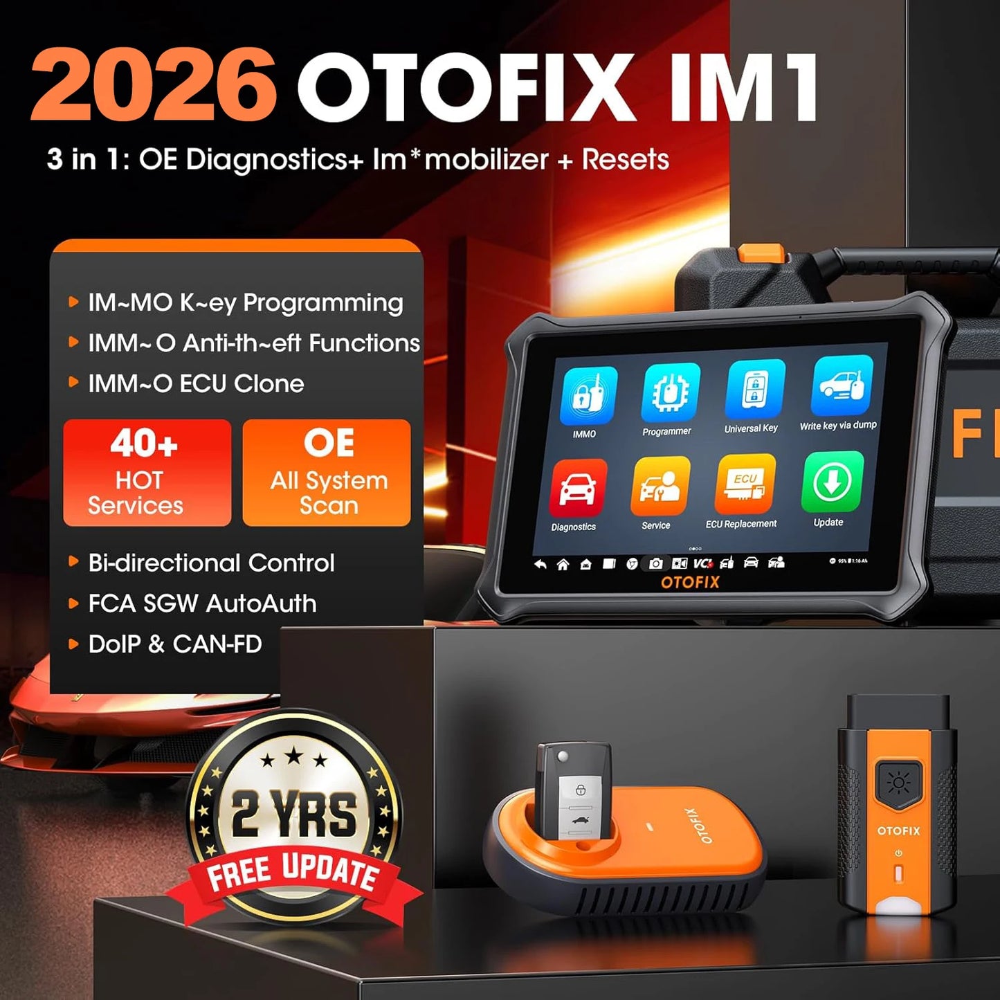OTOFIX IM1 XP1 Automotive Key Fob Programmer and Diagnostic Tool