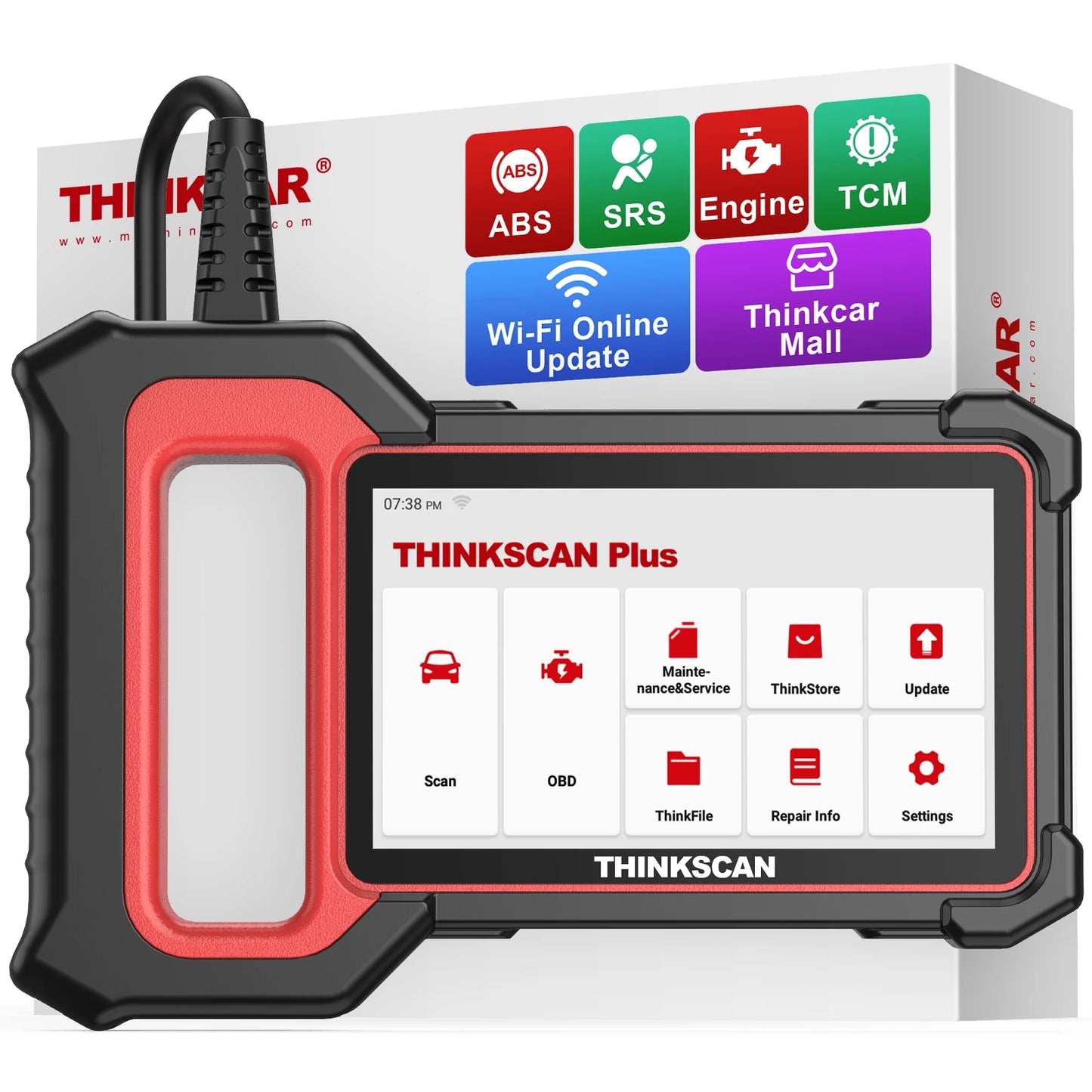 Thinkcar Thinkscan Plus S5 OBD2 Scanner Multi System Diagnostics Vin