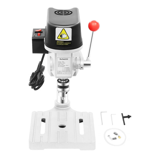 340W Mini Bench Drill Press With Adjustable Speed Portable