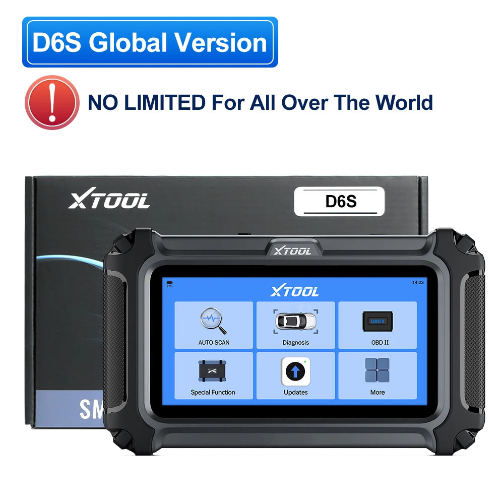 XTOOL D6S Diagnostic Tool All Systems Scanner 30 Services
