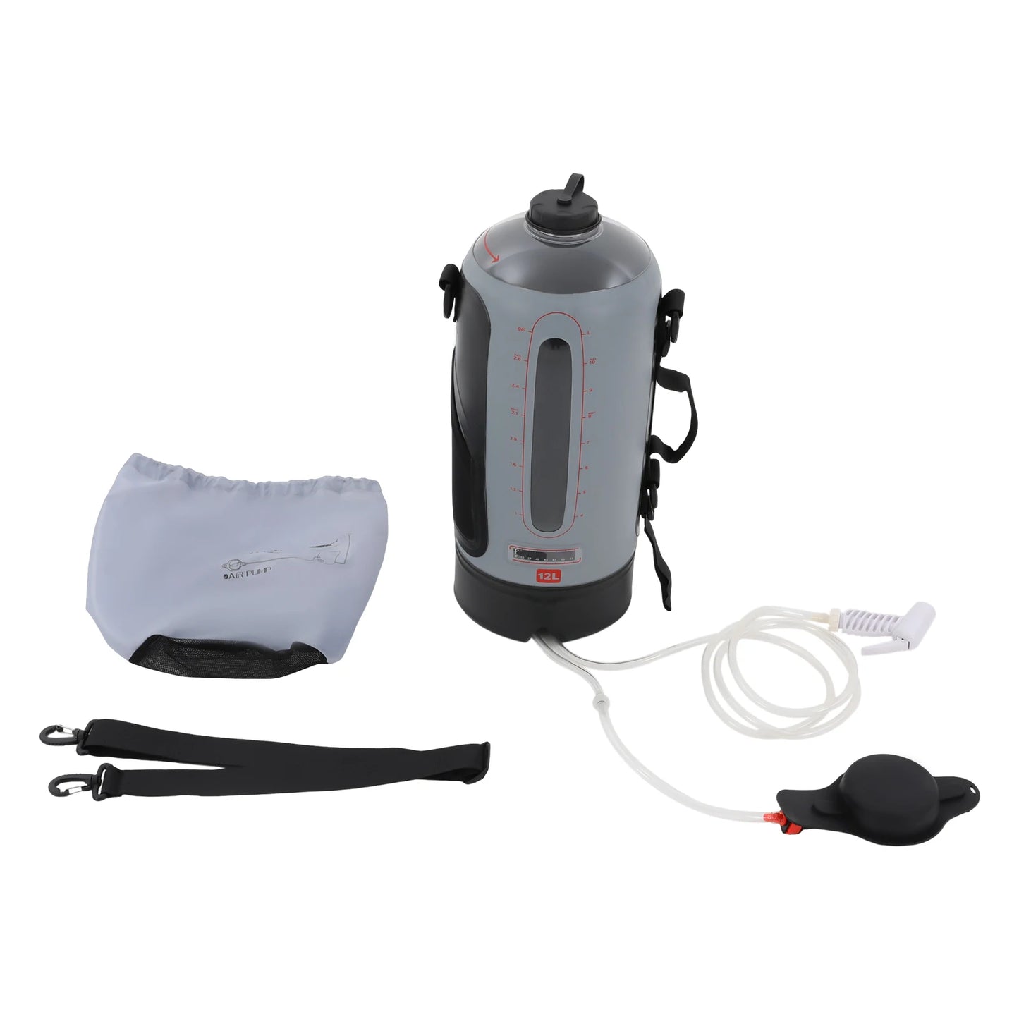 Bymaocar Portable Pressure Camp Shower With Air Pump
