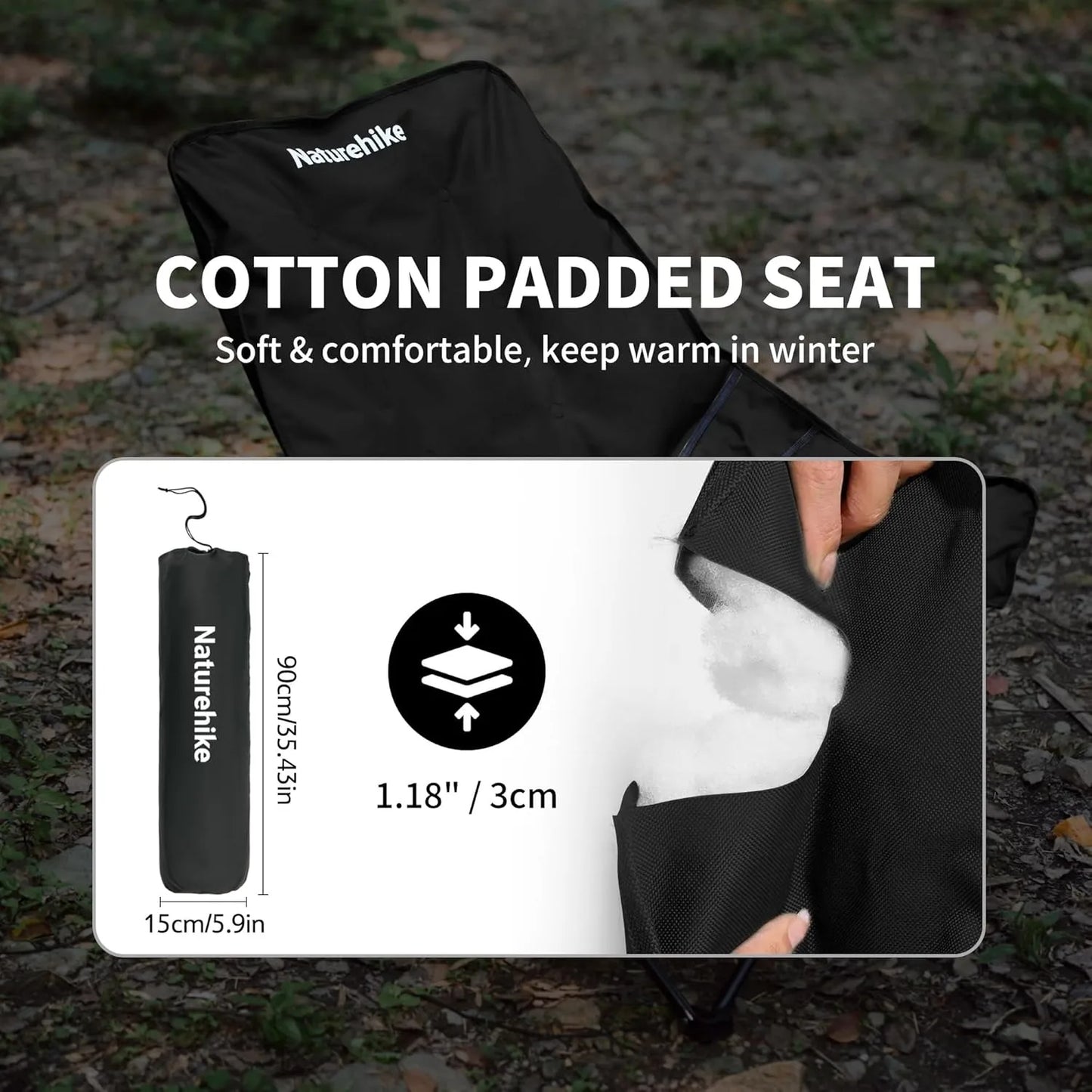 Naturehike Sea Star Recliner Outdoor Folding Moon Chair For Travel