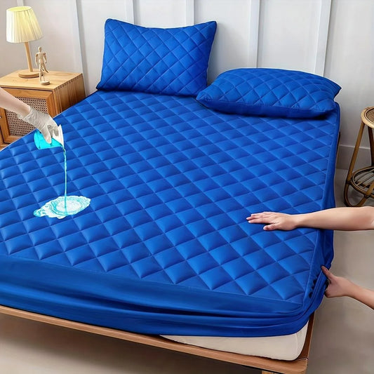 Hgetve Waterproof Mattress Protector Soft Cooling Pad Cover